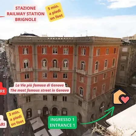 Casa Via XX Settembre - La Via Piu Famosa Di Genova Apartamento Exterior foto